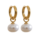 Perle Élégante – Pendientes Aros Perlas