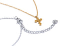 Croix Étoilée – Zirconia Cross Necklace