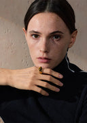 Tigresse Dorée – Open Tiger Eye Stone Ring