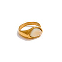 Tigresse Dorée – Open Tiger Eye Stone Ring