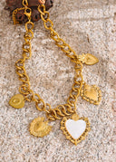 Cœur Sacré – Golden Sacred Heart Necklace