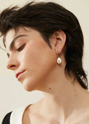 Golden Avocat – Mother of Pearl Drop Earrings