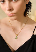 Larme Verte – Collar Cristal Verde