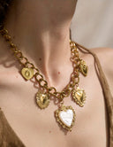 Cœur Sacré – Golden Sacred Heart Necklace